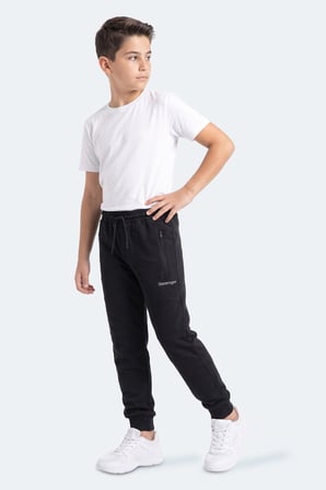 Slazenger PRIMO Unisex Çocuk  Siyah Eşofman Altı