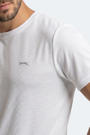 Slazenger HAUNTED I Erkek  Beyaz Tişört