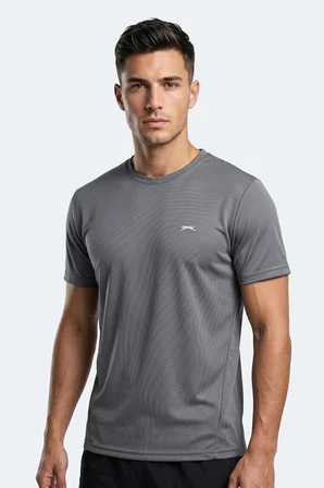 Slazenger HAUNTED I Erkek  Koyu Gri Tişört