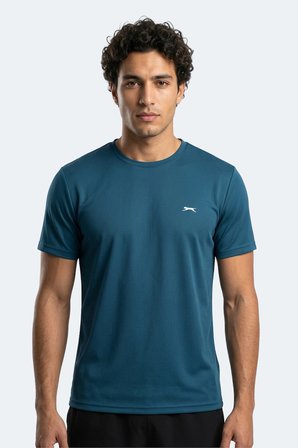 Slazenger HAUNTED I Erkek  Petrol Tişört