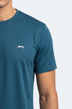 Slazenger HAUNTED I Erkek  Petrol Tişört