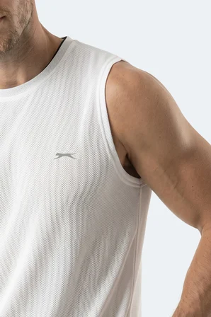 Slazenger HAZZAR I Erkek  Beyaz Tişört