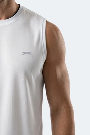 Slazenger HAZZAR I Erkek  Beyaz Tişört