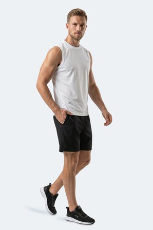 Slazenger HAZZAR I Erkek  Beyaz Tişört