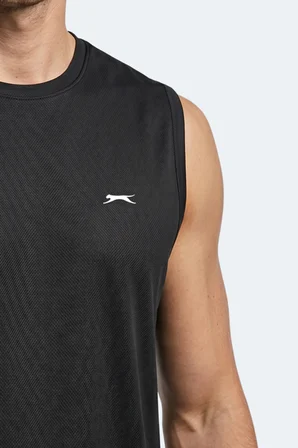 Slazenger HAZZAR I Erkek  Siyah Tişört