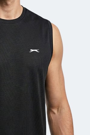 Slazenger HAZZAR I Erkek  Siyah Tişört