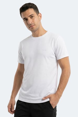 Slazenger HUGGER Erkek  Beyaz Tişört