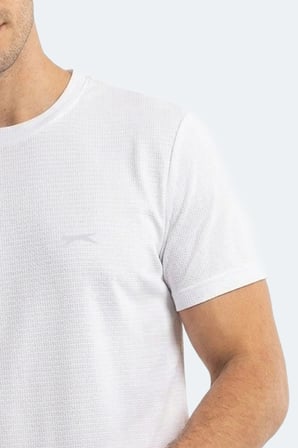 Slazenger HUGGER Erkek  Beyaz Tişört