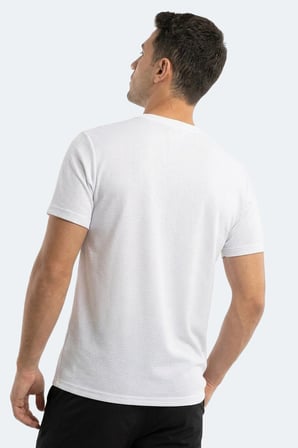 Slazenger HUGGER Erkek  Beyaz Tişört
