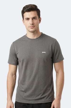 Slazenger HUGGER Erkek  Koyu Gri Tişört