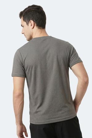 Slazenger HUGGER Erkek  Koyu Gri Tişört