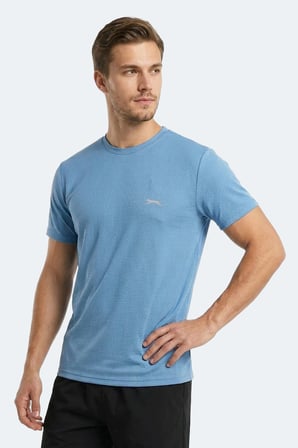 Slazenger HUGGER Erkek  Mavi Tişört