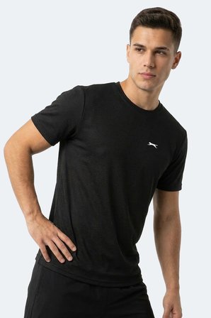 Slazenger HUGGER Erkek  Siyah Tişört