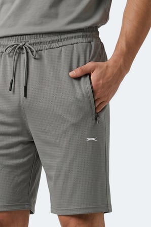 Slazenger HYPERBOLT I Erkek Cepli Fıtness Koyu Gri Şort