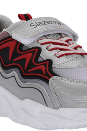 Slazenger EXPLORER I Erkek Çocuk Cırt Cırtlı Gri Günlük Spor Ayakkabısı