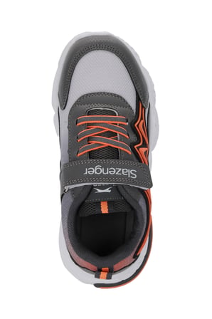 Slazenger EXPLORER I Erkek Çocuk Cırt Cırtlı Koyu Gri Günlük Spor Ayakkabısı