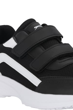 Slazenger IDENTIVE I Kadın Cırt Cırtlı Siyah / Beyaz Günlük Spor Ayakkabısı