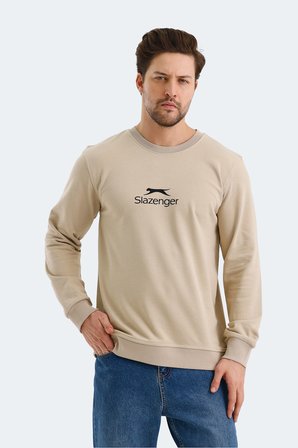 Slazenger ORTWIN 2 Lİ SET Erkek  Beyaz - Yeşil Sweatshırt