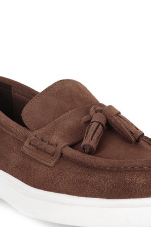 Slazenger YONDER I Erkek Deri Taba Süet Comfort