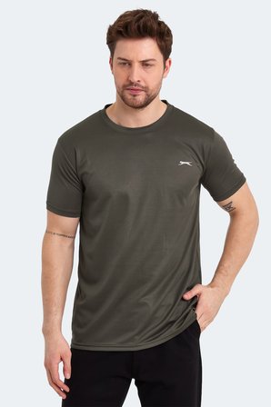 Slazenger ODALIS 3 LÜ SET Erkek  SİYAH - HAKİ - SAKSMAVİ Tişört