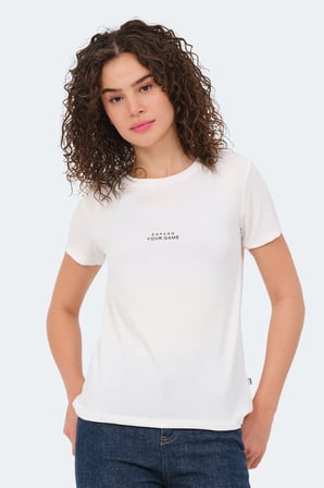 Slazenger PAYTONS 5 li Set Kadın  Ekru - Koyu Gri - Bordo -Antrasit - Mavi Tişört