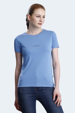 Slazenger PAYTONS 5 li Set Kadın  Ekru - Siyah - KOyu Gri - Mürdüm - Mavi Tişört