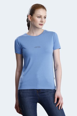 Slazenger PAYTONS 5 li Set Kadın  Ekru - Siyah - KOyu Gri - Mürdüm - Mavi Tişört