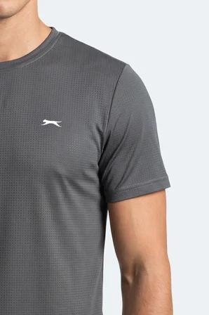 Slazenger HARDFLEX Erkek  Koyu Gri Tişört