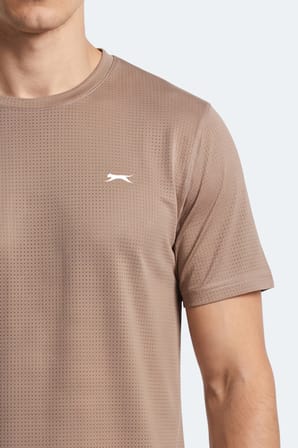 Slazenger HARDFLEX Erkek  Vizon Tişört
