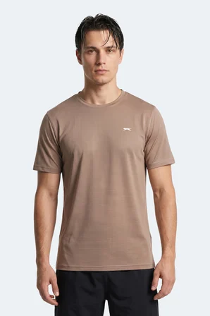 Slazenger HARDFLEX Erkek  Vizon Tişört