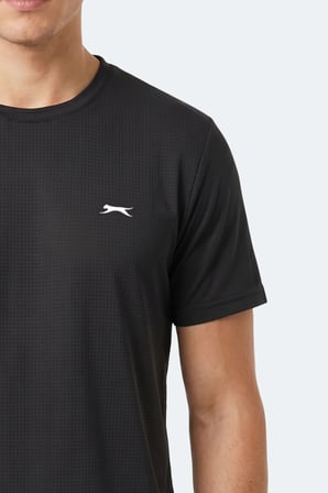 Slazenger HARDFLEX Erkek  Siyah Tişört