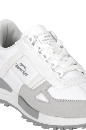 Slazenger SUPERNOVA I Erkek  Beyaz / Gri Günlük Spor Ayakkabısı