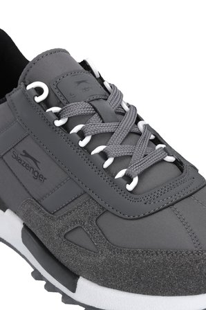 Slazenger SUPERNOVA I Erkek  Koyu Gri Günlük Spor Ayakkabısı
