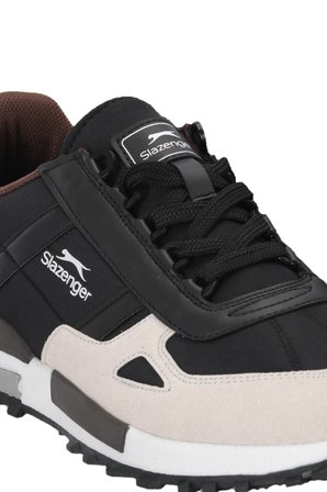 Slazenger SUPERNOVA I Erkek  Siyah / Koyu Gri Günlük Spor Ayakkabısı