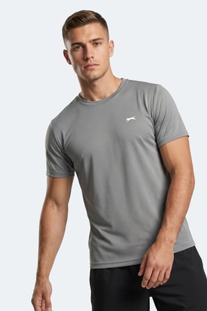 Slazenger HARDFLEX Erkek  Gri Tişört