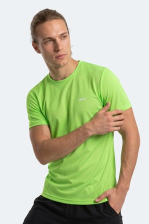 Slazenger HAUNTED I Erkek  Neon Yeşil Tişört