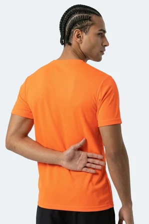 Slazenger HAUNTED I Erkek  Neon Turuncu Tişört