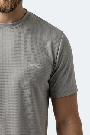 Slazenger HIJACK I Erkek  Gri Tişört