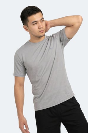 Slazenger HUGGER Erkek  Gri Tişört