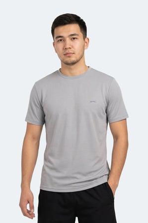 Slazenger HUGGER Erkek  Gri Tişört