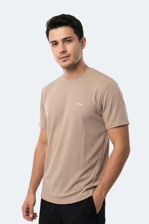 Slazenger HUGGER Erkek  Vizon Tişört