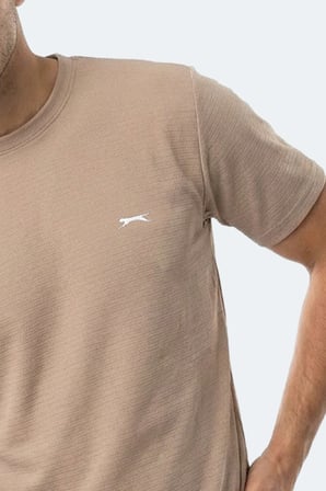 Slazenger HUGGER Erkek  Vizon Tişört
