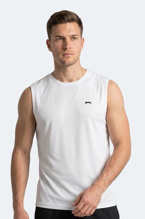 Slazenger KINGSHILL Erkek  Beyaz Tişört