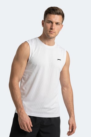 Slazenger KINGSHILL Erkek  Beyaz Tişört