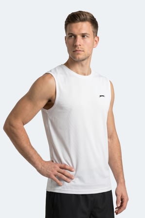 Slazenger KINGSHILL Erkek  Beyaz Tişört