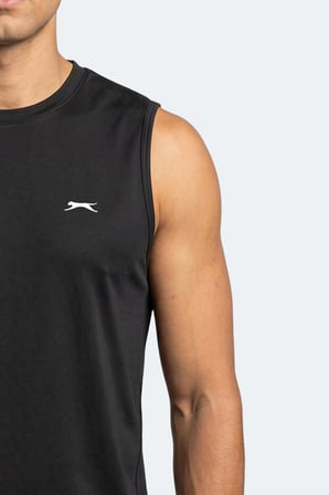 Slazenger KINGSHILL Erkek  Siyah Tişört
