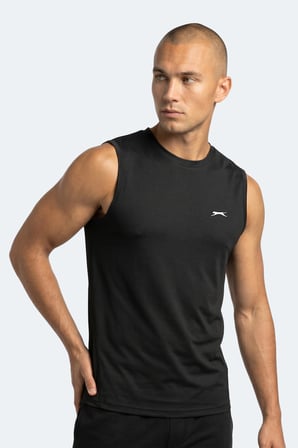 Slazenger KINGSHILL Erkek  Siyah Tişört