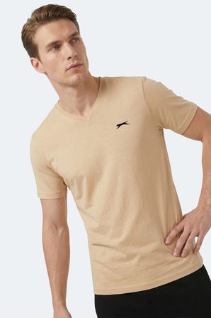 Slazenger RIVALDO T Erkek  Bej Tişört