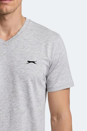 Slazenger RIVALDO T Erkek  Gri Tişört