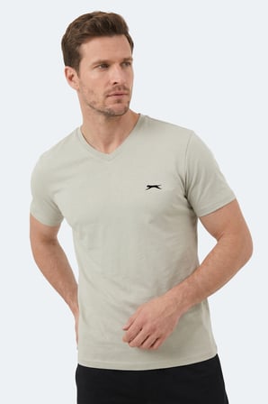 Slazenger RIVALDO T Erkek  Açık Gri Tişört